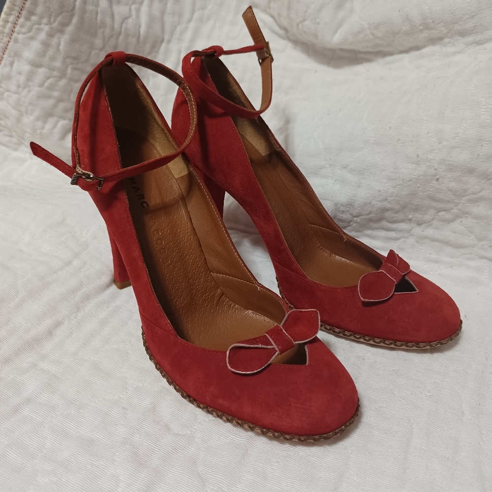 Marc Jacobs Scarlet Bow Heels